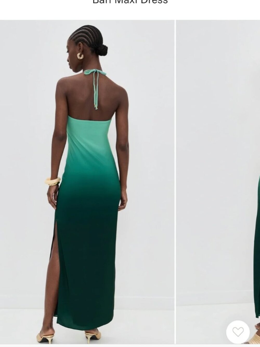 Baobab Bari Maxi Dress in Green Lagoon (Current Style!) Ombre Maxi Dress S - Picture 2 of 14